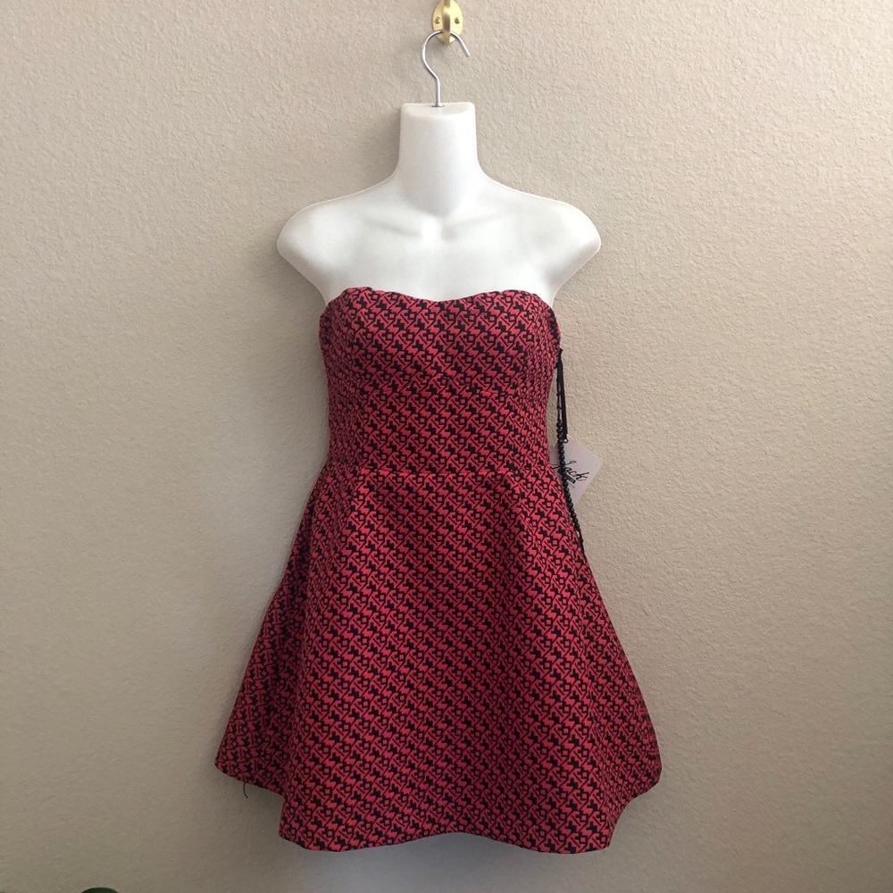 3/$20 Jack By BB Dakota Jacquard Strapless Dress